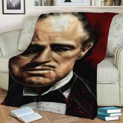 Corleone Fleece Throw Blanket Meaningful Gift For Halloween Christmas