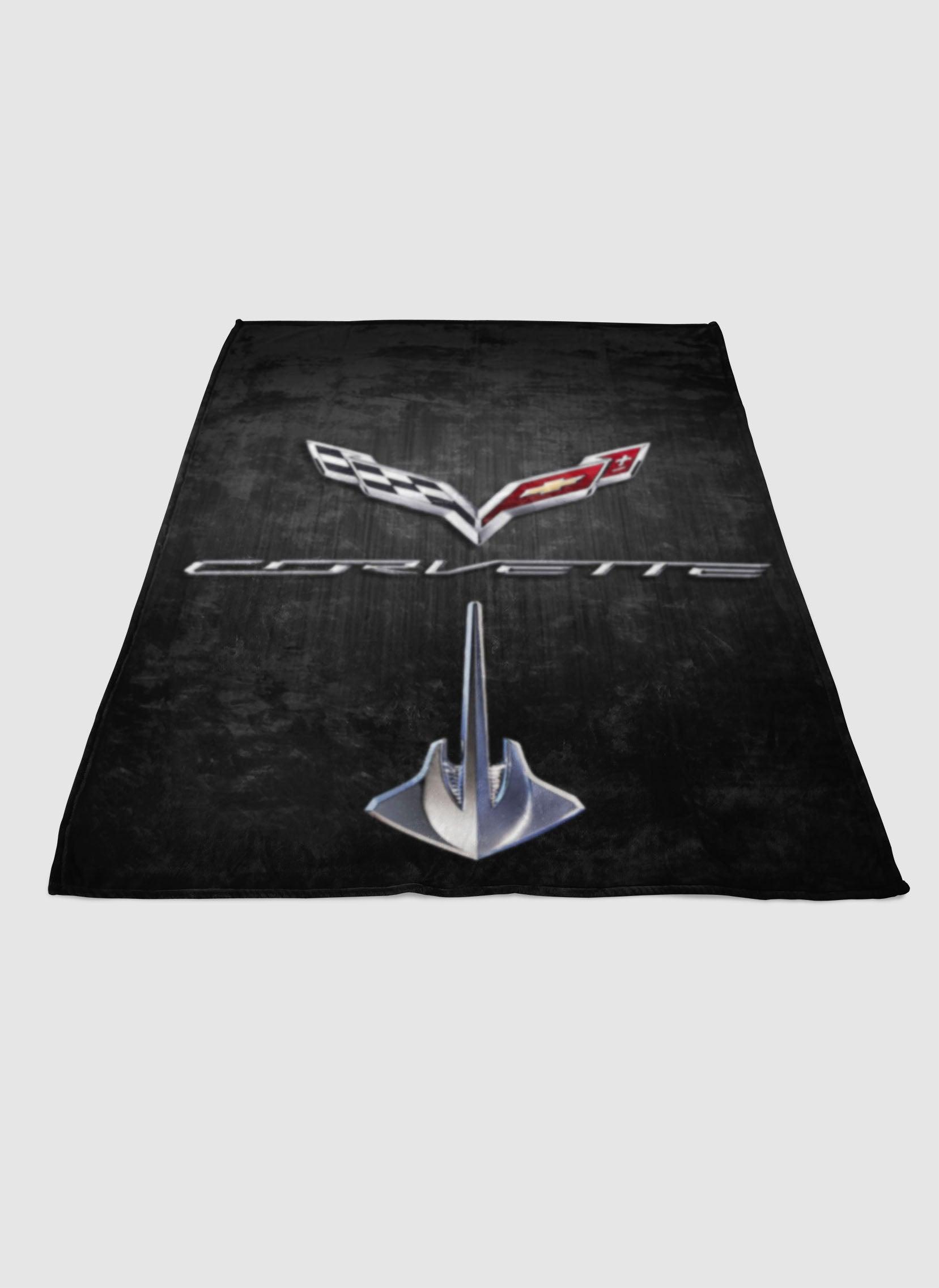 Corvette C7 Soft Fleece Blanket Meaningful Gift For Halloween Christmas
