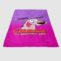 Courage The Cowardly Dog Plush Soft Fleece Blanket Meaningful Gift For Halloween Christmas