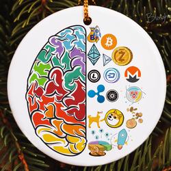 Movie Music Crypto Brain Ornament Perfect And Unique Gifts For Family On Christmas Holiday