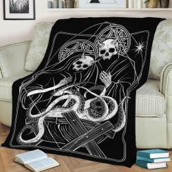 Cult Of Cthulhu Fleece Throw Blanket Meaningful Gift For Halloween Christmas
