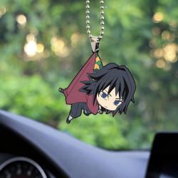 Cute Anime Demon Slayer Giyu Car Ornament Custom Car Accessories Decorations Perfect And Unique Gifts For Family On Christmas