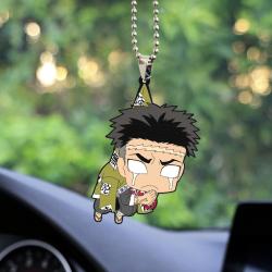 Cute Anime Demon Slayer Gyomei Himejima Car Ornament Custom Car Accessories Decorations Perfect Gifts For Family On Christmas