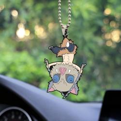 Cute Anime Demon Slayer Inosuke Car Ornament Custom Car Accessories Decorations Perfect And Unique Gifts For Family On Christmas