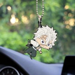 Cute Anime Demon Slayer Sanemi Shinazugawa Car Ornament Custom Car Accessories Decorations Perfect Gifts For Family On Christmas