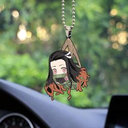 Cute Demon Slayer Nezuko Car Ornament Custom Car Accessories Decorations Perfect And Unique Gifts For Family On Christmas