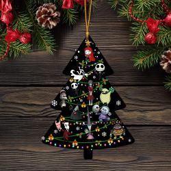 Cute Nightmare Before Christmas Tree Mica Ornament Perfect Gift For Holiday Perfect And Unique Gifts For Family On Christmas