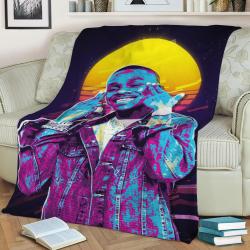 Dababy Fleece Throw Blanket Meaningful Gift For Halloween Christmas