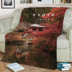 Daigoji Fleece Throw Blanket Meaningful Gift For Halloween Christmas