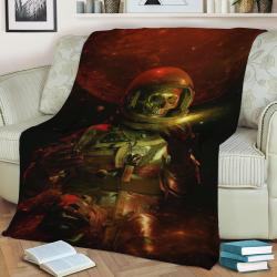 Dead Explorer Fleece Throw Blanket Meaningful Gift For Halloween Christmas