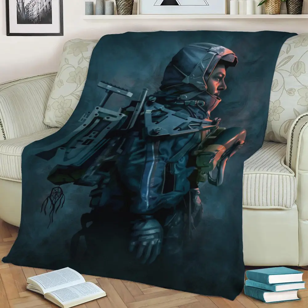 Death Stranding Fleece Throw Blanket Meaningful Gift For Halloween Christmas