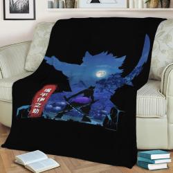 Demon Slayer Inosuke Fleece Throw Blanket Meaningful Gift For Halloween Christmas