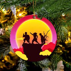 Demon Slayer Kimetsu No Yaiba Moon Night Mica Ornament Perfect Gift For Holiday Perfect And Unique Gifts For Family On Christmas