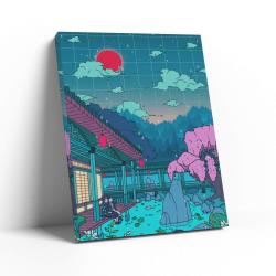 Demon Slaying Estate Wall Art Canvas Christmas Gift For Son Daughter