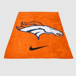 Denver Broncos Nike Logo Soft Fleece Blanket Meaningful Gift For Halloween Christmas