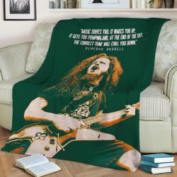 Dimebag Darrell Fleece Throw Blanket Meaningful Gift For Halloween Christmas