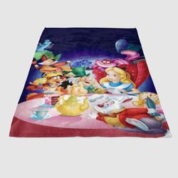 Disney Alice In Wonderland Soft Fleece Blanket Meaningful Gift For Halloween Christmas