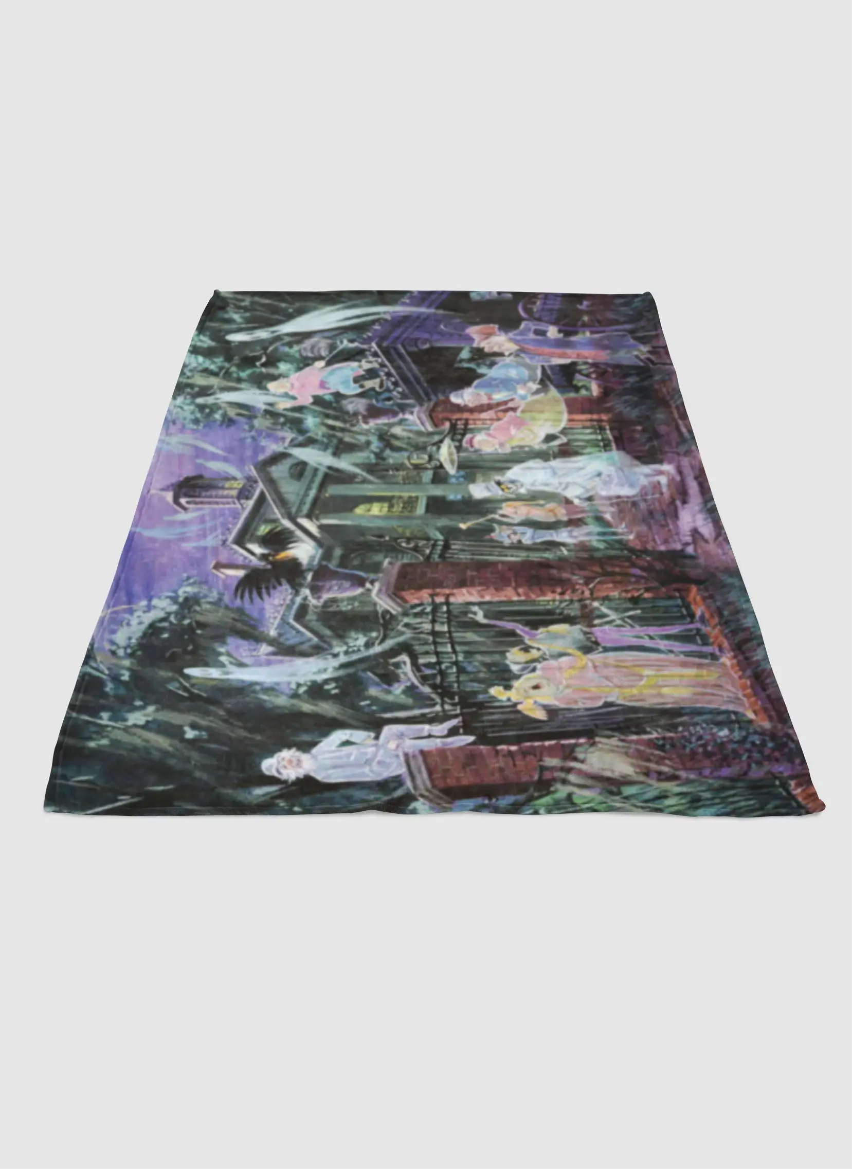 Disney Haunted Mansion Soft Fleece Blanket Meaningful Gift For Halloween Christmas