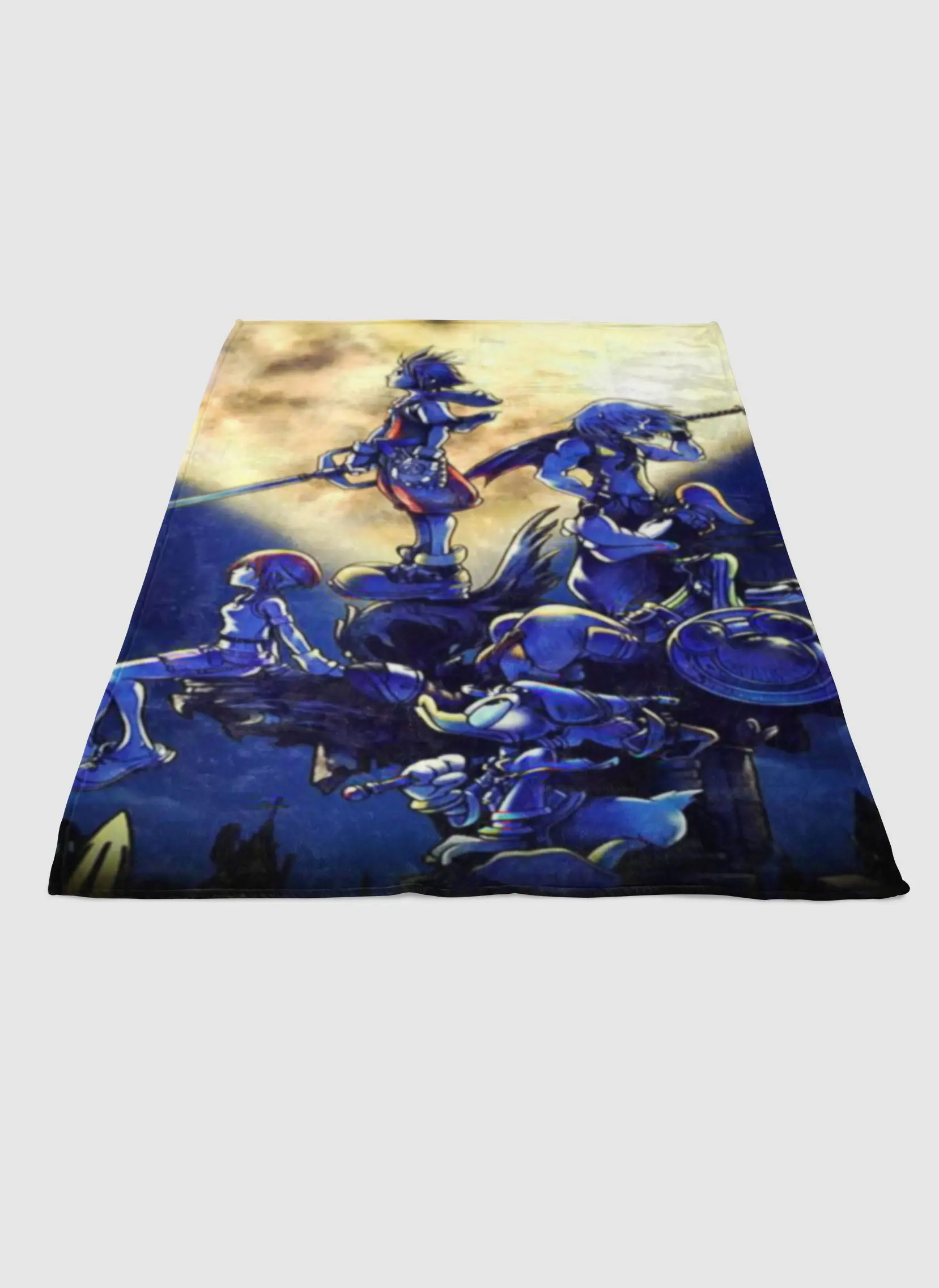 Disney Kingdom Hearts Game Soft Fleece Blanket Meaningful Gift For Halloween Christmas