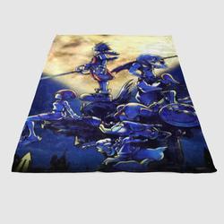Disney Kingdom Hearts Game Soft Fleece Blanket Meaningful Gift For Halloween Christmas