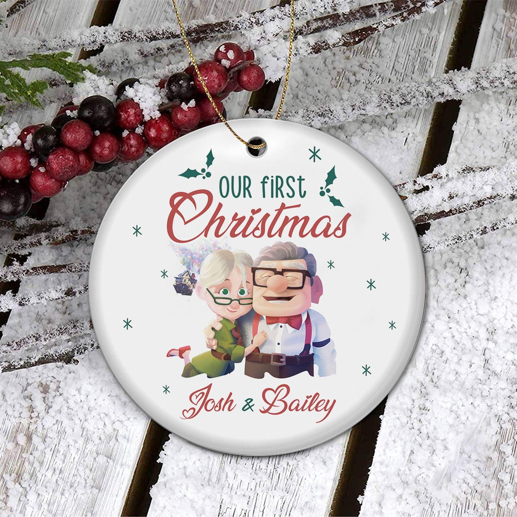 Disney Ornament Our First Christmas Couple Perfect And Unique Gifts For Family On Christmas