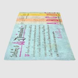 Disney World Ticket Book Soft Fleece Blanket Meaningful Gift For Halloween Christmas