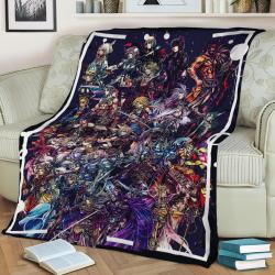 Dissidia Abstract Fleece Throw Blanket Meaningful Gift For Halloween Christmas