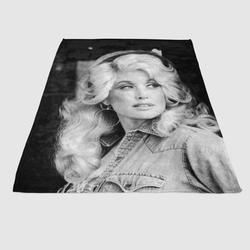 Dolly Parton Bw 1 Soft Fleece Blanket Meaningful Gift For Halloween Christmas