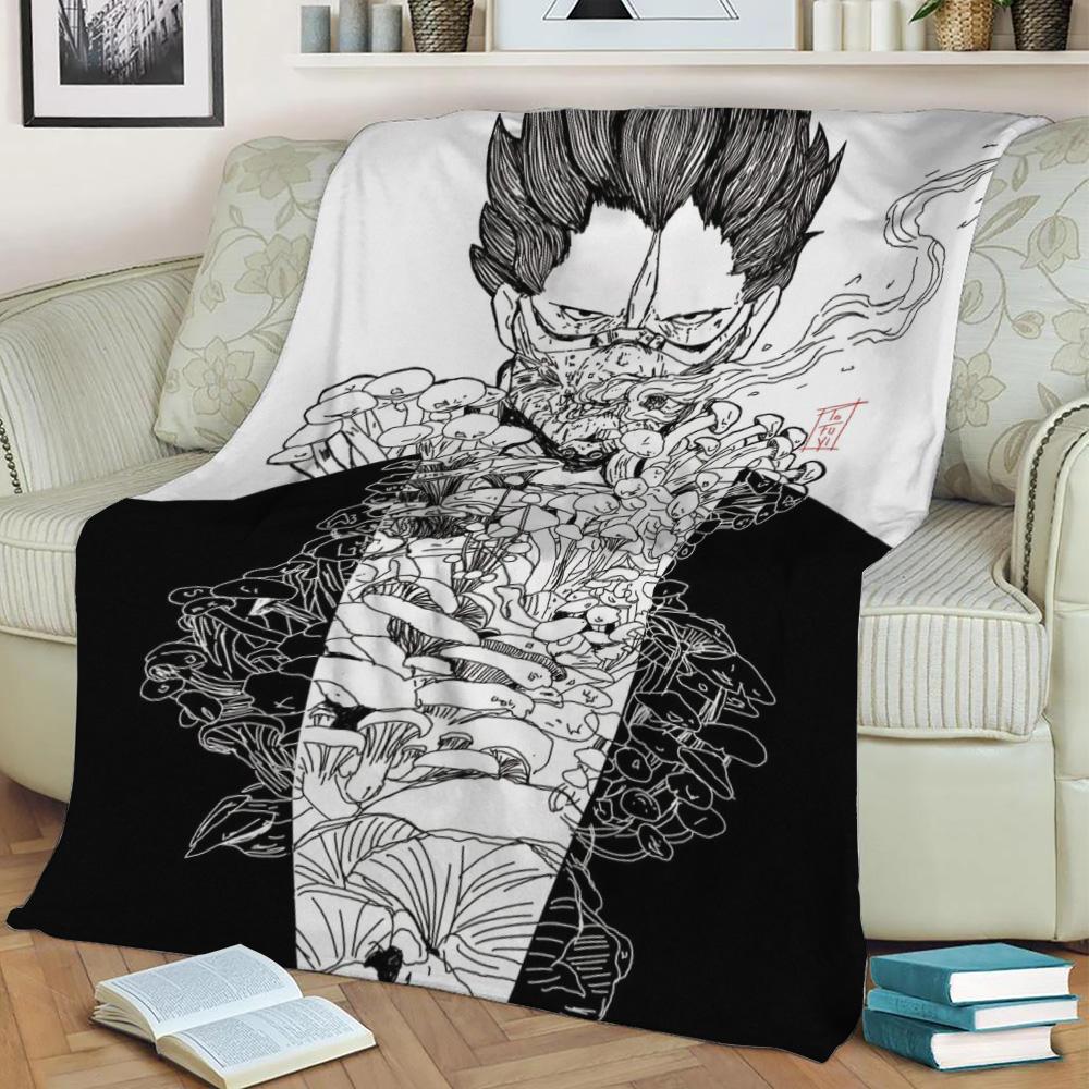 Dorohedoro Fleece Throw Blanket Meaningful Gift For Halloween Christmas