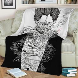Dorohedoro Fleece Throw Blanket Meaningful Gift For Halloween Christmas