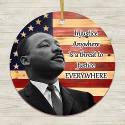 Dr. Martin Luther King Jr Collage Ornament Perfect And Unique Gifts For Family On Christmas