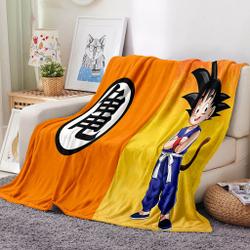 Dragon Ball Blanket Meaningful Gift For Halloween Christmas Flannel Throw Room Decoration