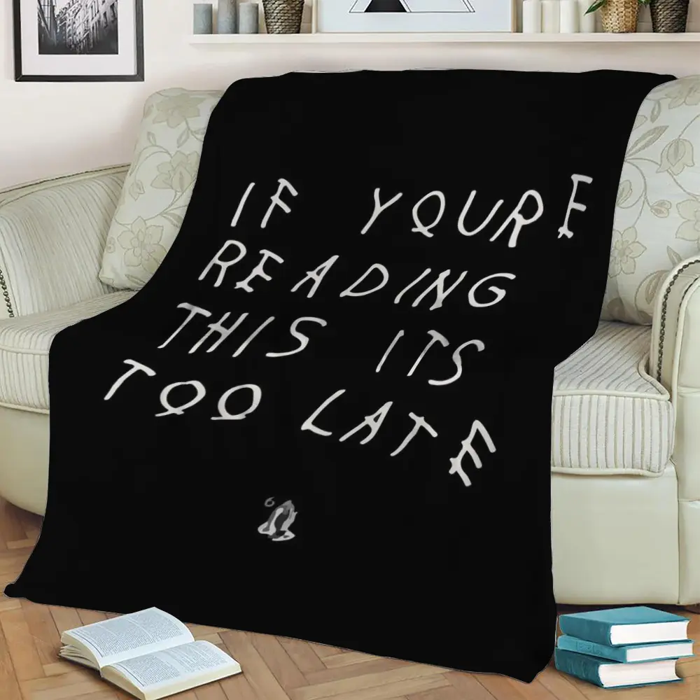 Drake Six God Album Fleece Throw Blanket Meaningful Gift For Halloween Christmas