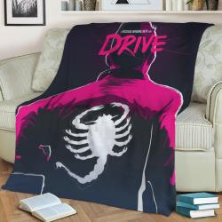 Drive (Night Version) Fleece Throw Blanket Meaningful Gift For Halloween Christmas