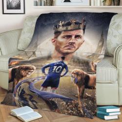 Eden Hazard Fleece Throw Blanket Meaningful Gift For Halloween Christmas
