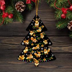 Eevee Cute Pokemon Anime Christmas Tree Mica Ornament Perfect Gift For Holiday Perfect And Unique Gifts For Family On Christmas