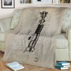 Elegant Weapon Fleece Throw Blanket Meaningful Gift For Halloween Christmas