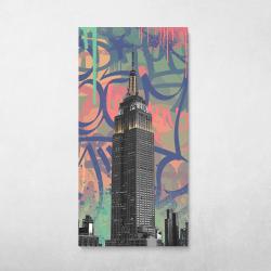 Empire State Of Mind Wall Art Canvas Meaning Gift For Birthday Christmas