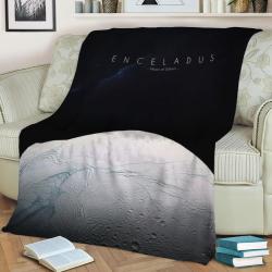 Enceladus Fleece Throw Blanket Meaningful Gift For Halloween Christmas