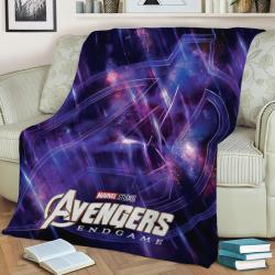 Endgame Logo Fleece Throw Blanket Meaningful Gift For Halloween Christmas