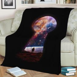 Entrance Fleece Throw Blanket Meaningful Gift For Halloween Christmas