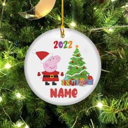 Family Peppa Pig Ornament Tree Decor Merry Christmas Gift Perfect And Unique Gifts For Family On Christmas