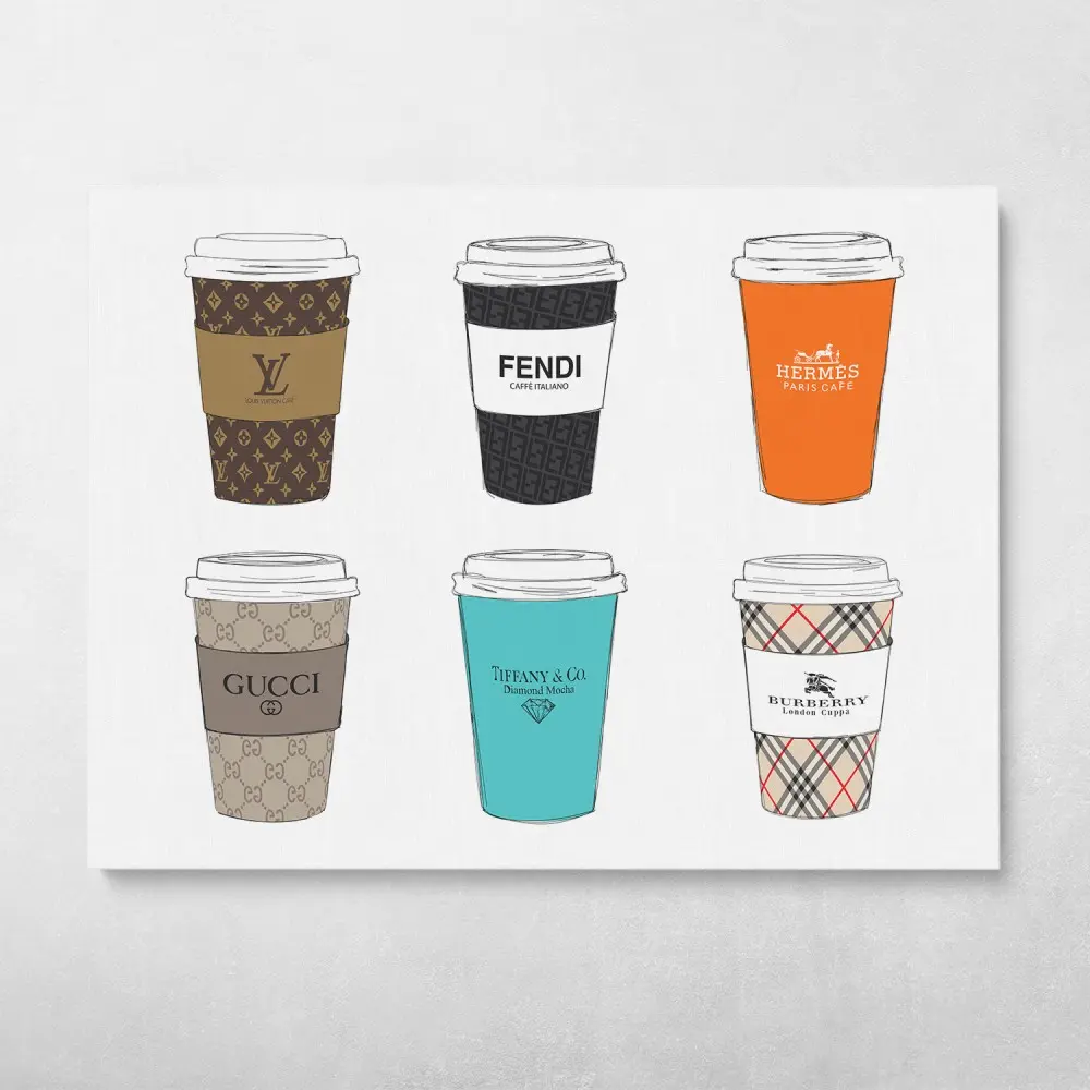 Fashion Latte Wall Art Canvas Meaning Gift For Birthday Christmas