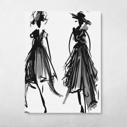 Fashion Model #2 Wall Art Canvas Meaning Gift For Birthday Christmas