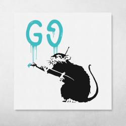 Fashion Rat - Gucci Wall Art Canvas Meaning Gift For Birthday Christmas