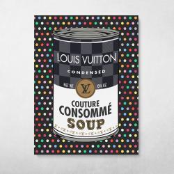Louis Vuitton Fashion Soup Wall Art Canvas Meaning Gift For Birthday Christmas