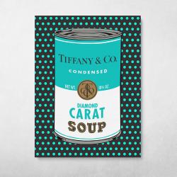 Tiffany Fashion Soup Wall Art Canvas Meaning Gift For Birthday Christmas