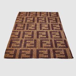 Fendi Brown Soft Fleece Blanket Meaningful Gift For Halloween Christmas