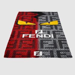 Fendi Wallpaper Soft Fleece Blanket Meaningful Gift For Halloween Christmas