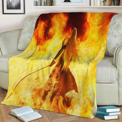 Ffvii Sephiroth Promo Art Fleece Throw Blanket Meaningful Gift For Halloween Christmas
